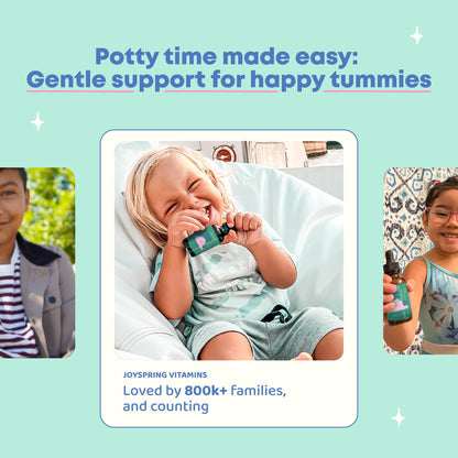 JoySpring Potty Wise Drops — Natural, Gentle Constipation Relief for Kids