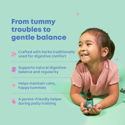JoySpring Potty Wise – Gentle Digestive Support for Kids with Senna & Elderberry