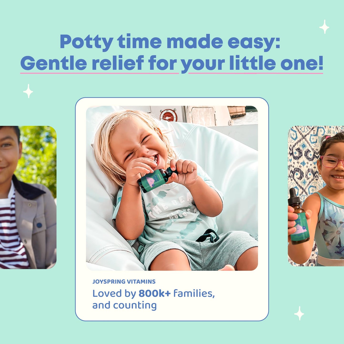 JoySpring Potty Wise – Gentle Digestive Support for Kids with Senna & Elderberry