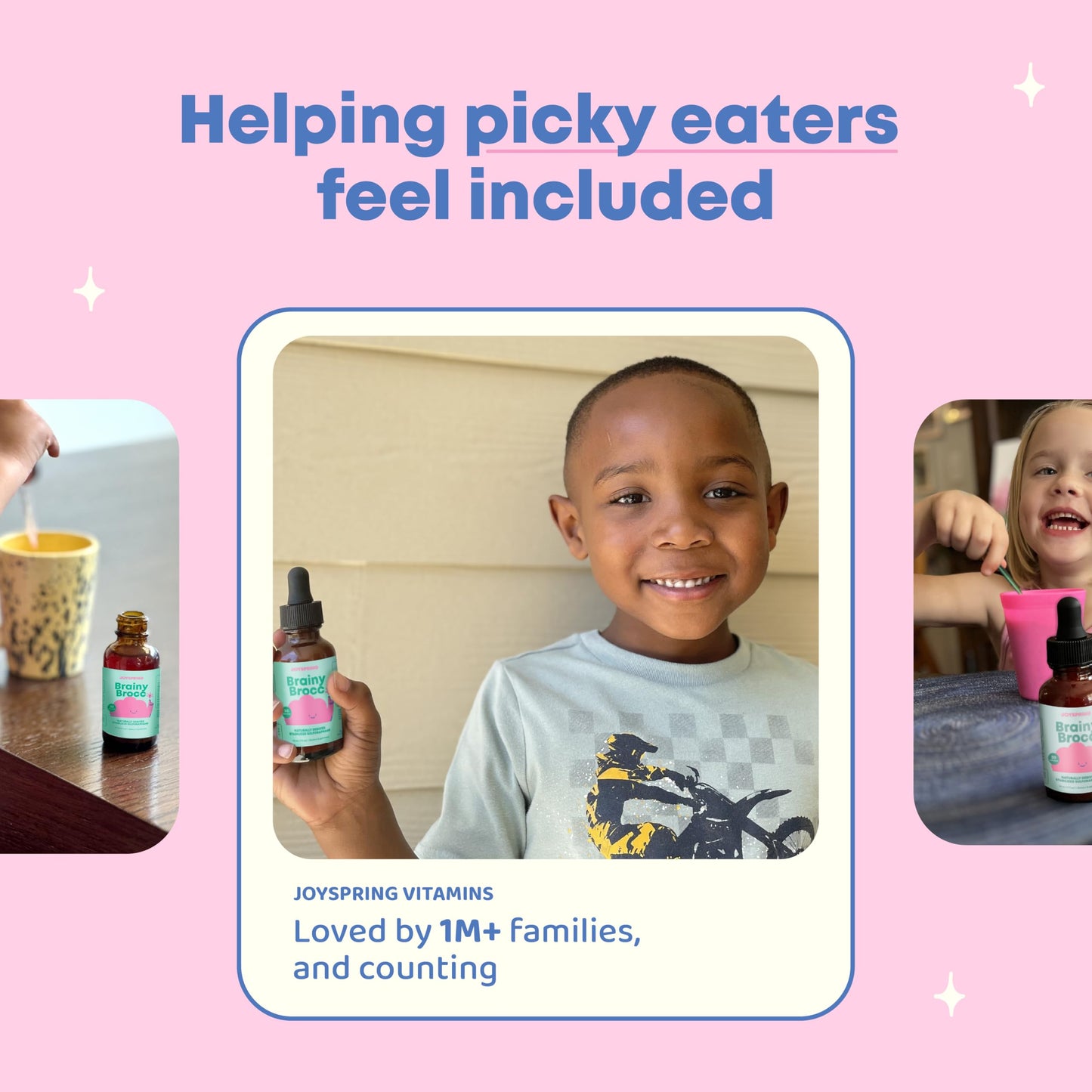 JoySpring Broccoli Supplement for Kids | Sulforaphane Drops with Bacopa Monnieri