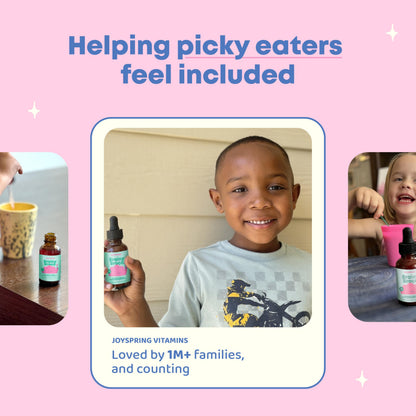 JoySpring Broccoli Supplement for Kids | Sulforaphane Drops with Bacopa Monnieri