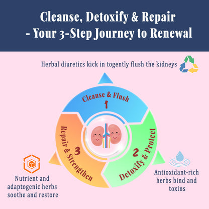 Joywiit Kidney Cleanse Drops – 14-in-1 Liver & Kidney Support, Mixed Berry 60 mL