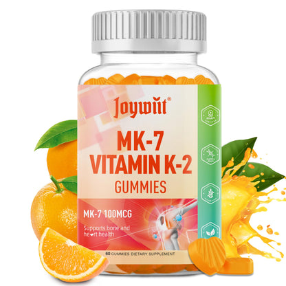 Joywiit Vitamin K2 MK-7 Gummies 100mcg – Extra Strength, Vegan