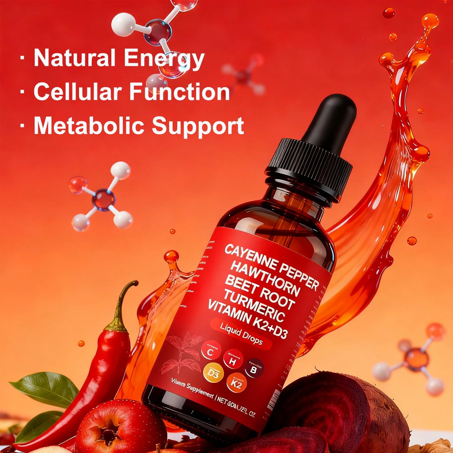 JRR Aeluro Cayenne Pepper Drops - Cayenne Pepper Extract, 60ml (1pc)