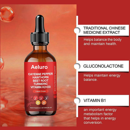 JRR Aeluro Cayenne Pepper Drops - Cayenne Pepper Extract, 60ml (1pc)