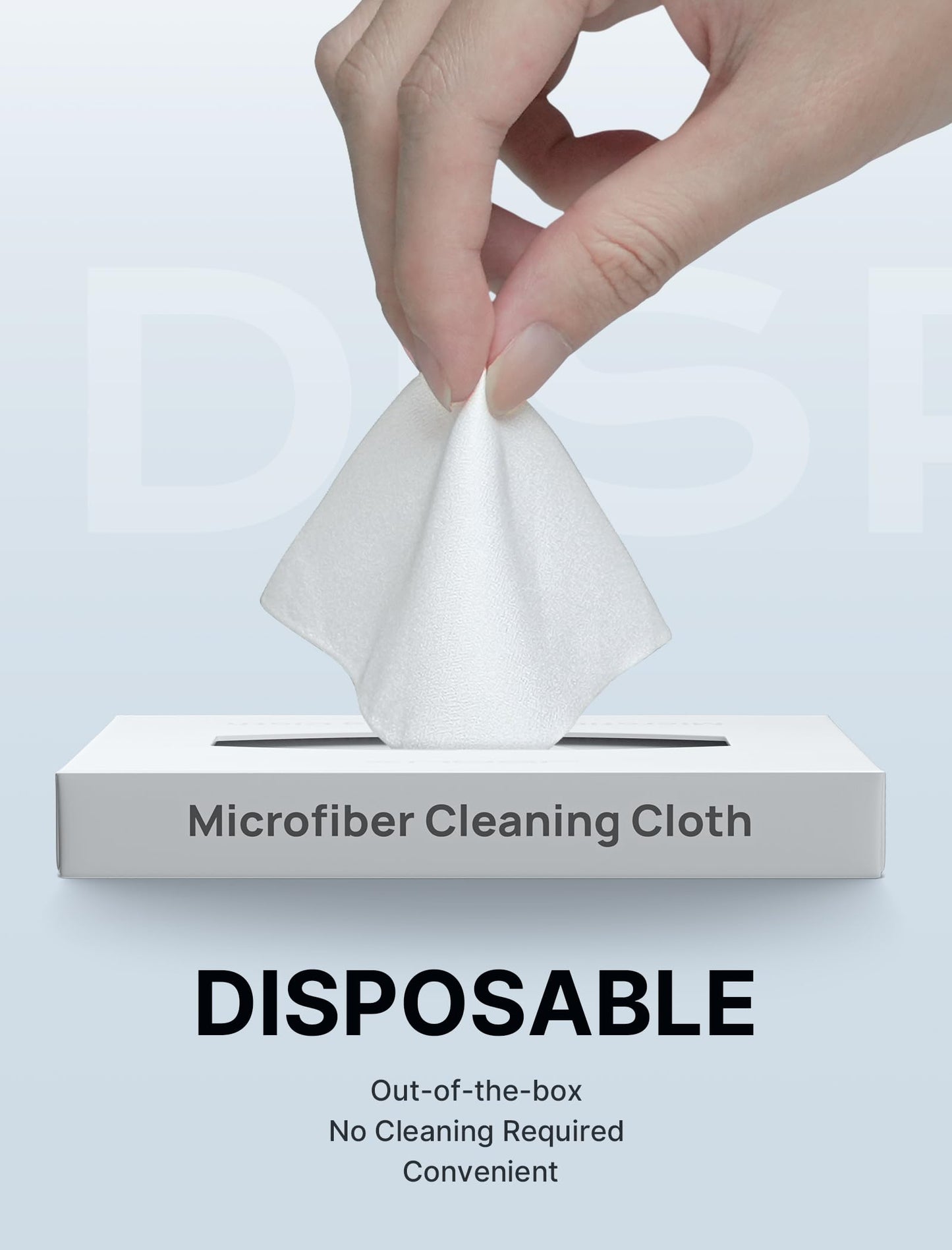 JSAUX Microfiber Cleaning Cloth (100 Total) for Switch 2| Eye Glass Disposable Clean Cloth| Safe for Lens, Eyeglasses, Glasses, Screens, Camera, iPad, iPhone, Phone, Steam Deck, LCD TV Screen and More
