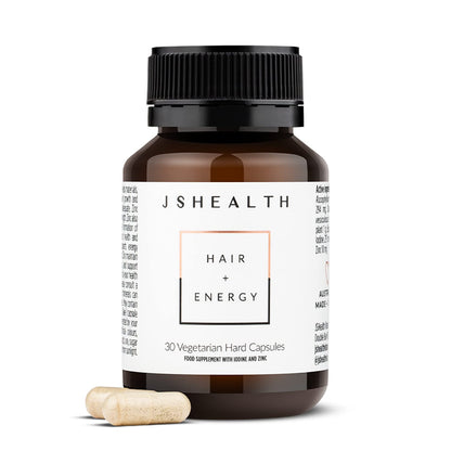 JSHealth Vitamins Hair & Energy Formula – Hair & Scalp Support (30 Capsules)