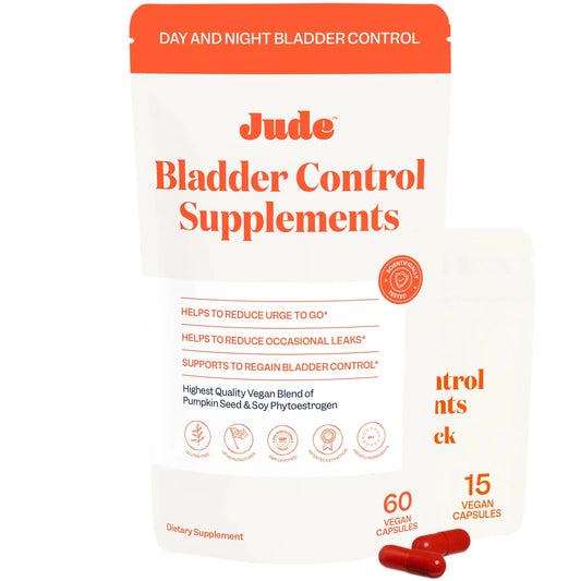 Jude Bladder Control Supplements for Women | Day & Night OAB Support 75 Count BritishVita | Premium UK Vitamins & Wellness Supplements