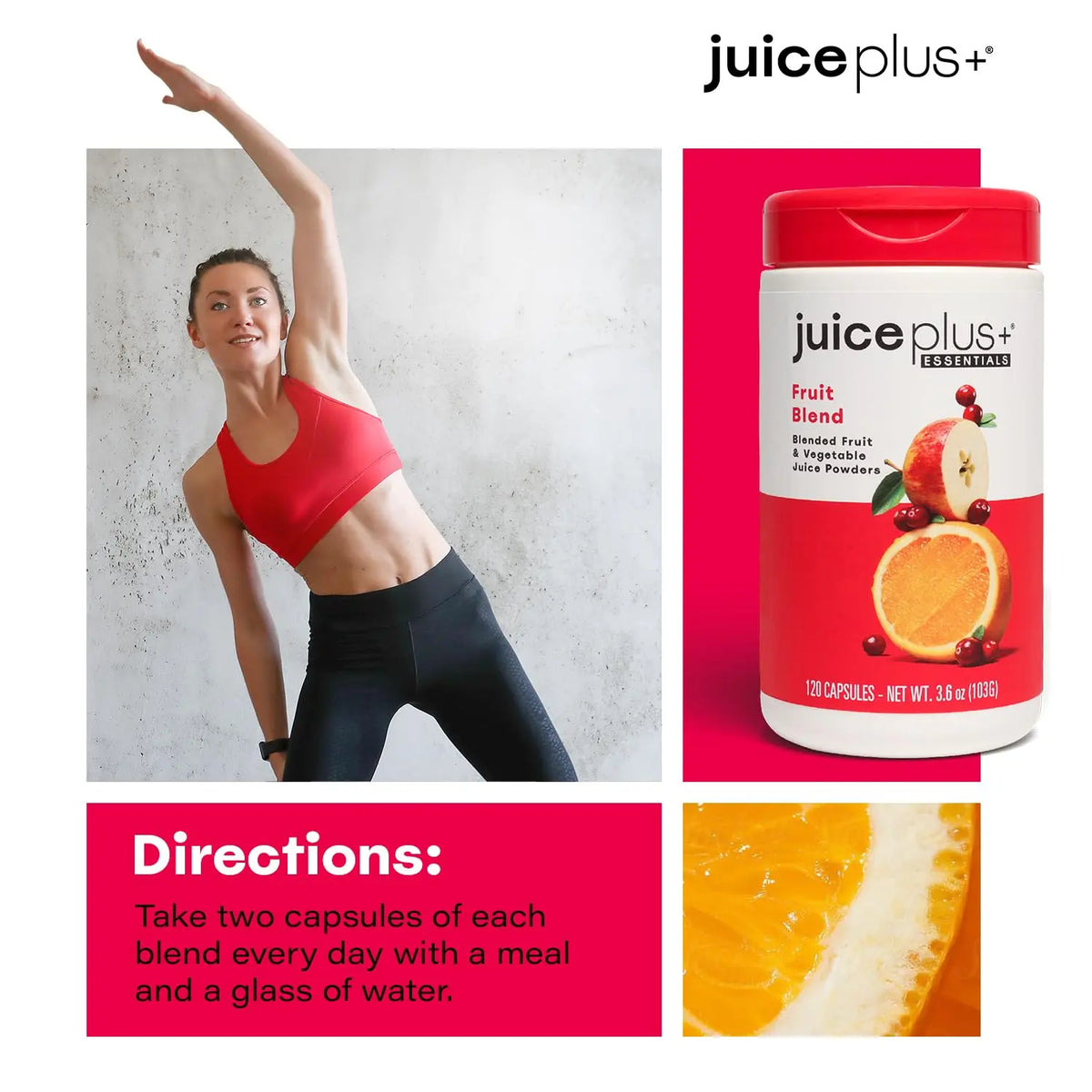 Juice Plus+ Fruit Blend: Plant-Based Whole Food Vitamins | Vegan, Gluten-Free, Non-GMO BritishVita | Premium UK Vitamins & Wellness Supplements