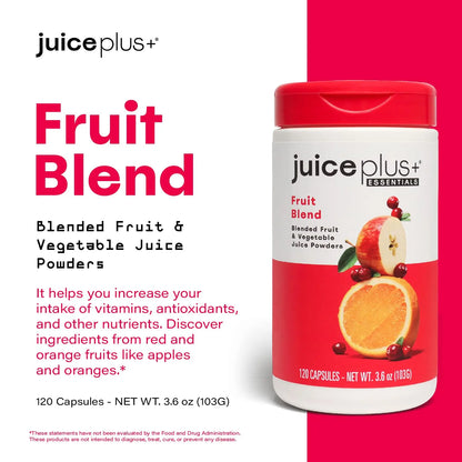 Juice Plus+ Fruit Blend: Plant-Based Whole Food Vitamins | Vegan, Gluten-Free, Non-GMO BritishVita | Premium UK Vitamins & Wellness Supplements
