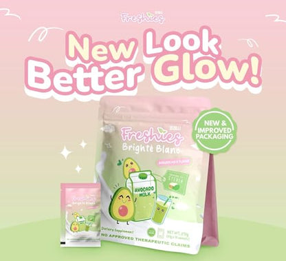 Juju Glow Freshies Avocado Milk 80,000mg Hydrolyzed Collagen 10 Sachets