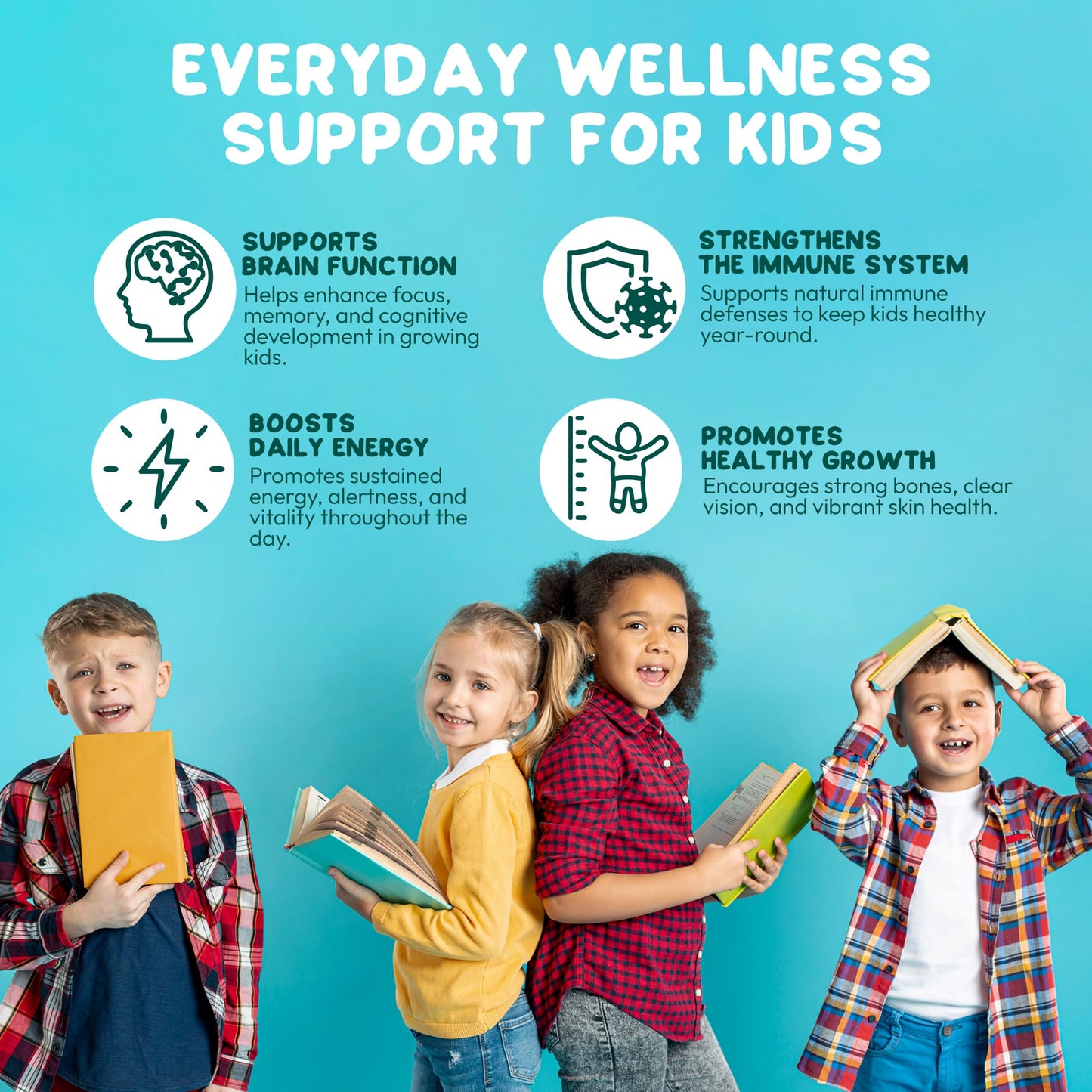 Juneno Methylated Multivitamin Gummies for Kids | MTHFR Support
