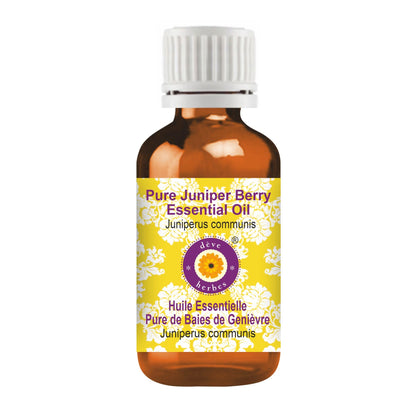 Juniper Berry Essential Oil 15ml – Pure, Steam Distilled | dève herbes