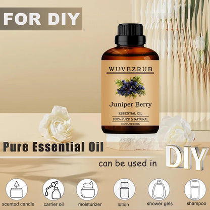 Juniper Berry Essential Oil 240ML – Organic 100% Pure & Natural for Aromatherapy Diffuser