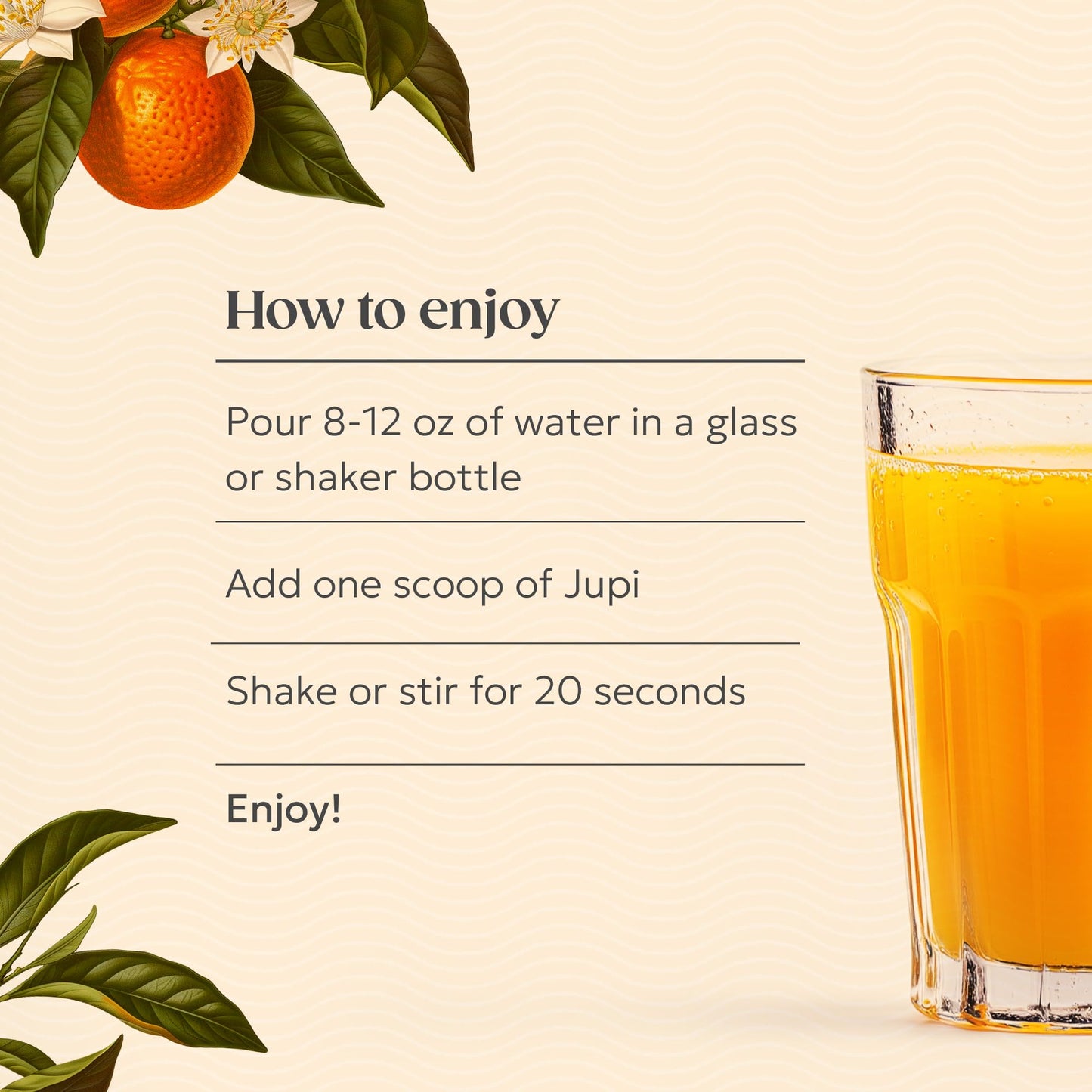 Jupi Hydration & Wellness Powder – Turmeric Ginger Shots, Vitamin C