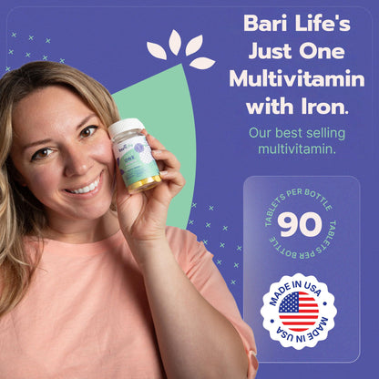 Just One - Once Daily Bariatric Multivitamin with Iron (30) | 22 Essential Vitamins