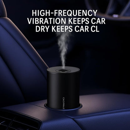 JustBloom Essential Waterless Car Diffuser — Wireless, Quiet, Long Battery