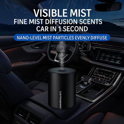 JustBloom Essential Waterless Car Diffuser — Wireless, Quiet, Long Battery