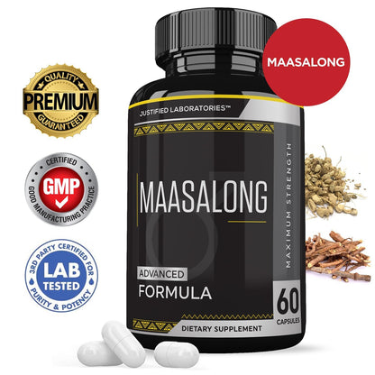 Justified Laboratories Maasalong Advanced Men's Health Formula 2 Pack – 120 Capsules