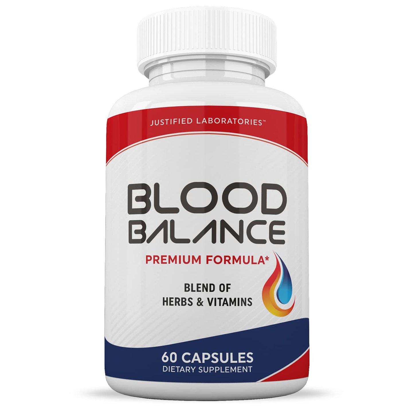 Justified Laboratories 2 Pack Blood Balance Advanced Formula 620MG - 120 Capsules