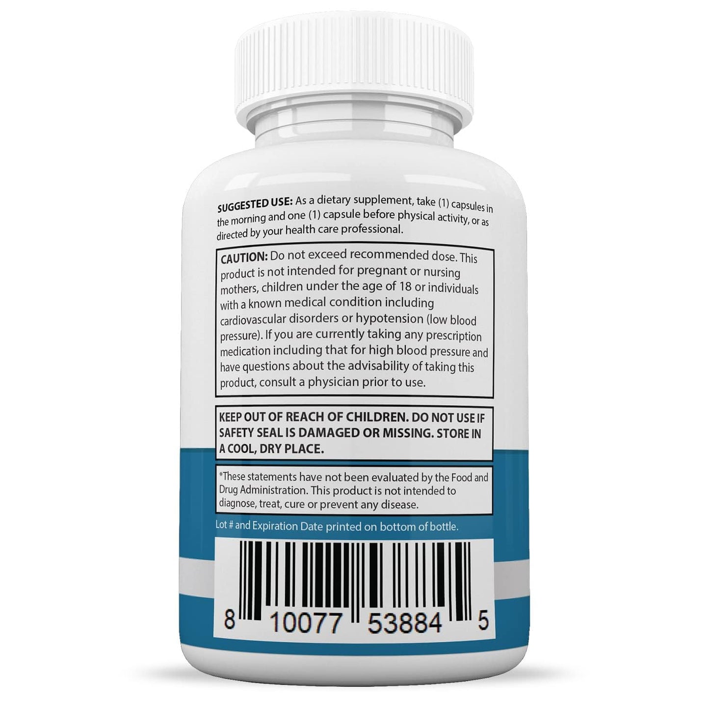 Justified Laboratories 3 Pack Glucotrust Max 1295MG Formula - 180 Capsules