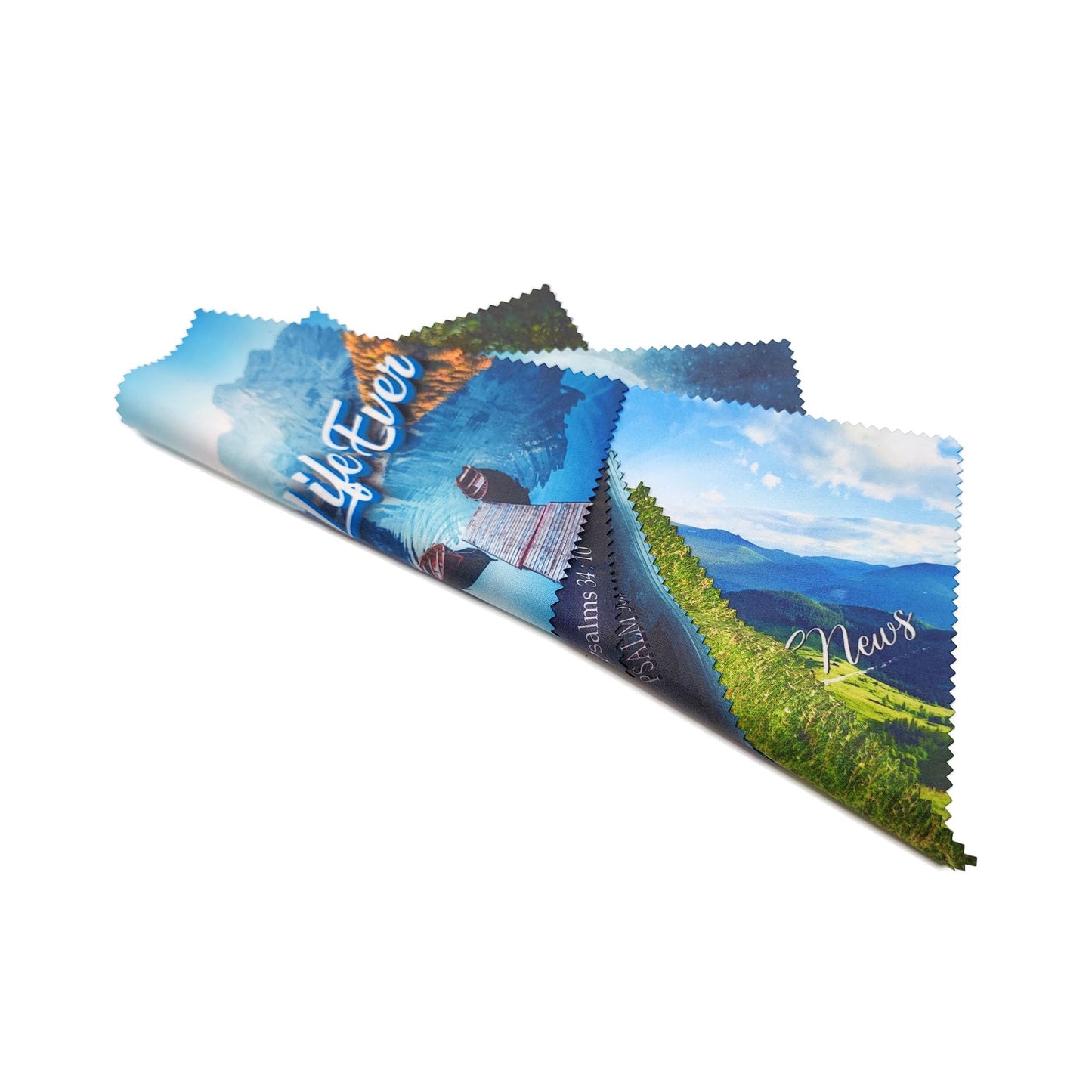 JW Community Microfiber Glasses Cloths Pack – Inspirational Double-Sided (Set of 4)