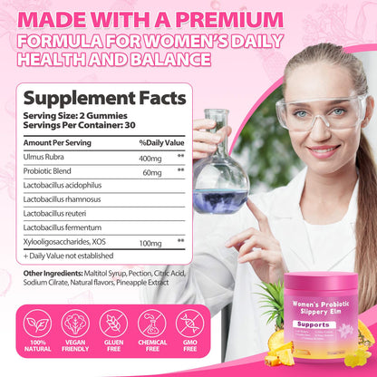 Jxiaoyumio Her Juicy Feminine Probiotic Gummies for Women – pH Balance & Gut Health