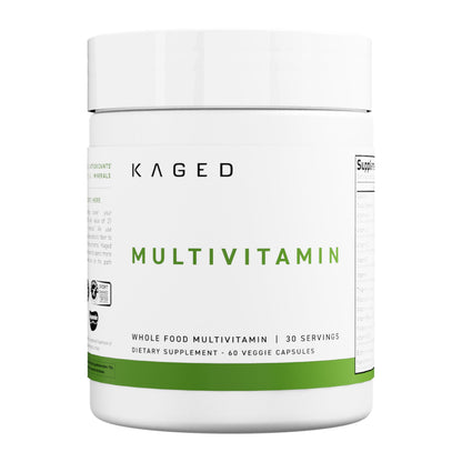 Kaged Multivitamin Capsules – Plant-Based, Organic Fruits & Veggies | 30 Servings