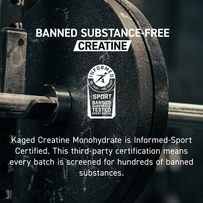 Kaged Creatine Monohydrate Elite Powder - Unflavored | MAXCatalyst for Absorption | 60 Servings