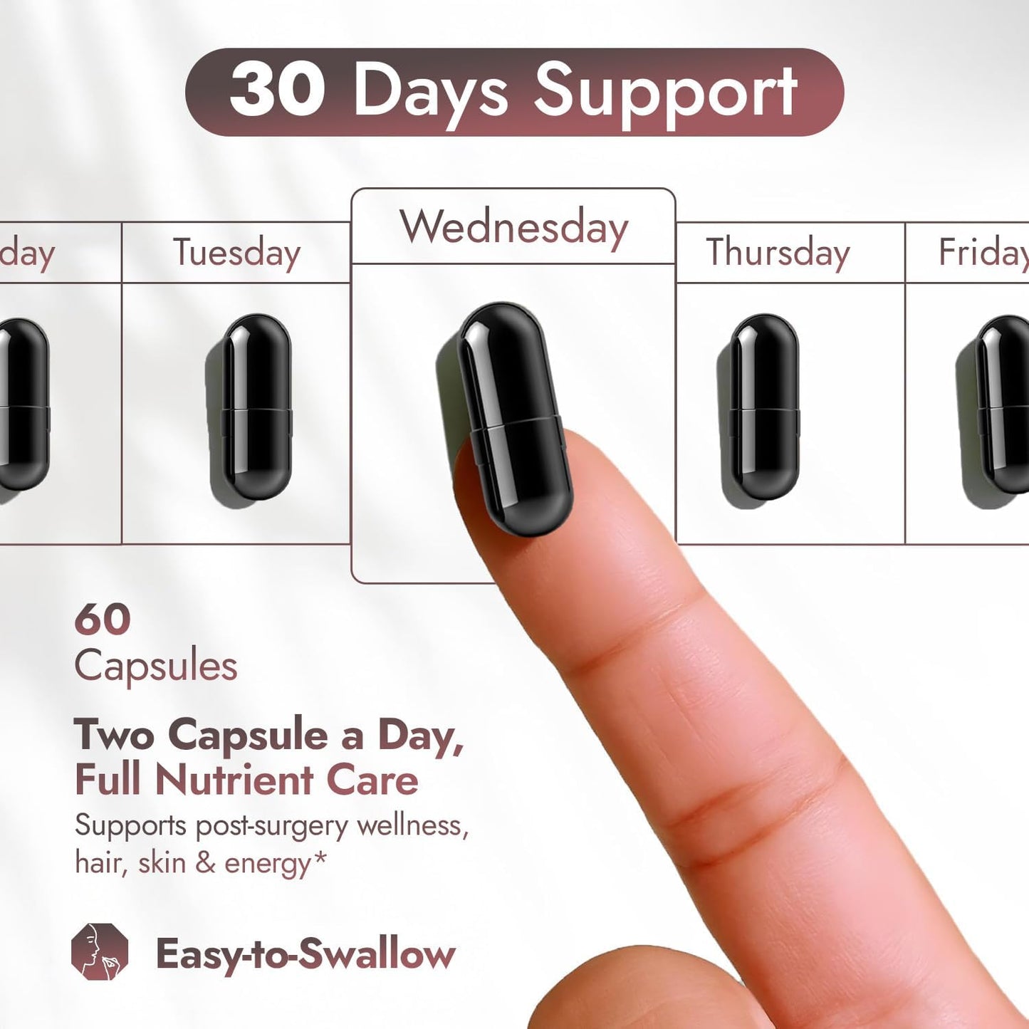 Kaitamin Bariatric Multivitamin with Iron – Post-Surgery Recovery, 60 Liquid Capsules