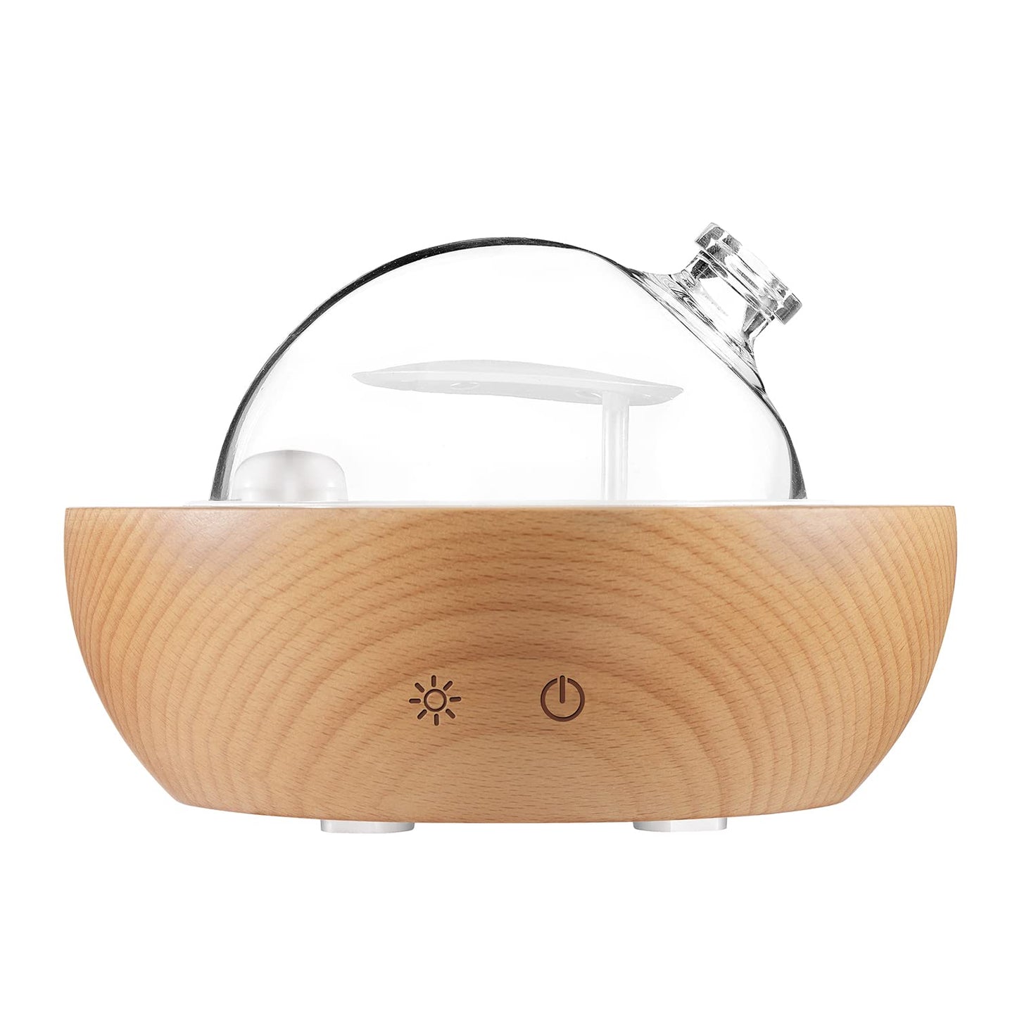 Kakoda Essential Oil Diffuser 2025 Glass Dome | Ultrasonic Diffuser with Mood Light