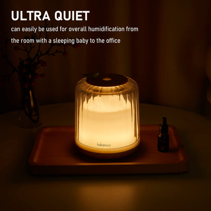 Kakoda Glass Dome Diffuser – 230ml Ultrasonic with Wood Base & Bluetooth Speaker