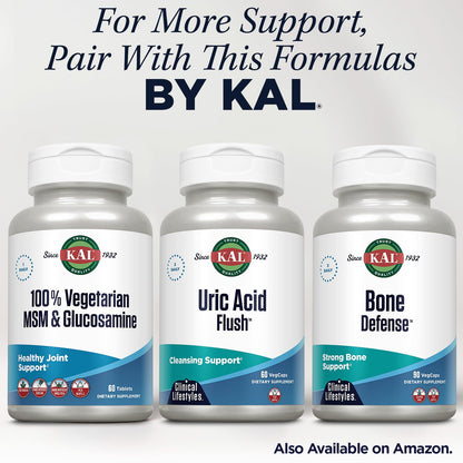 KAL 100% Vegetarian MSM & Glucosamine – Vegan Joint Support (Shellfish-Free)