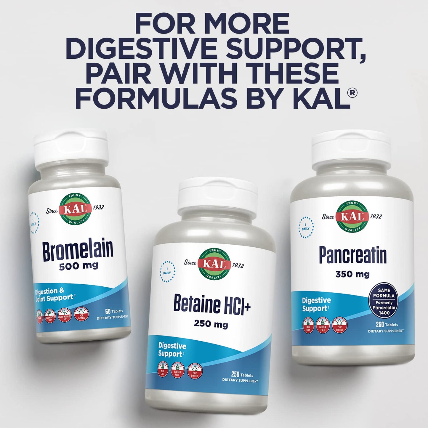 KAL Acidophilus ProBiotic-4 — 500 Million CFUs, Four Strains, 250 VegCaps