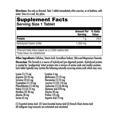 KAL Amino Acid Complex Tablets 1000 mg – 100 Count | Essential Amino Acids & BCAAs