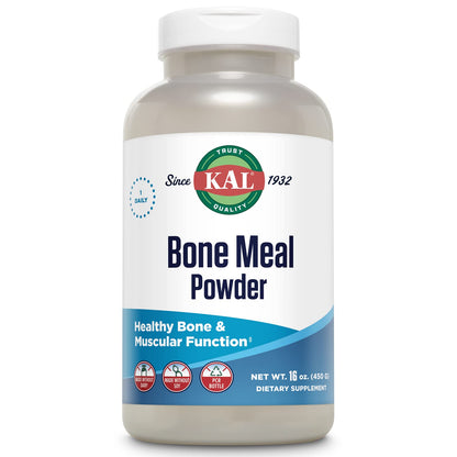 KAL Bone Meal Powder – Sterilized & Edible Supplement (16 oz) | Calcium, Phosphorus & Magnesium