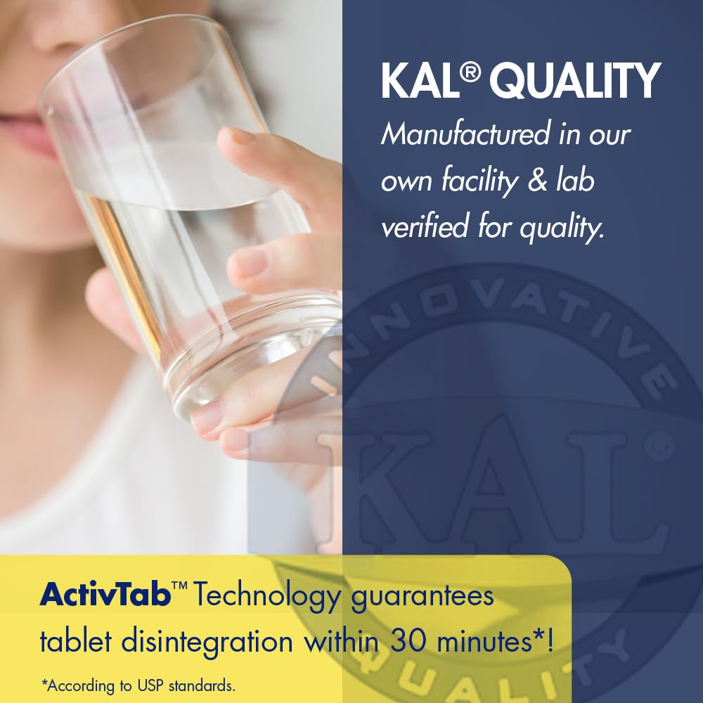 KAL Bromelain Tablets 1000 mg - 90 Count | Digestive Enzyme & Joint Support