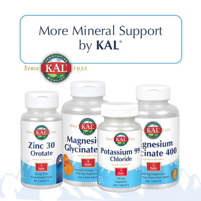 KAL Calcium Plus Tablets 1000 mg - 200 Count | Vegetarian