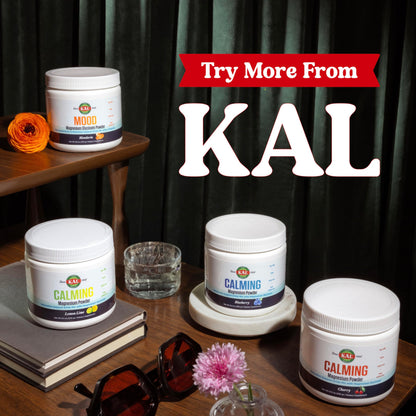 KAL Calming Magnesium Powder – Blueberry Flavor, High Absorption, Vegan, Gluten Free