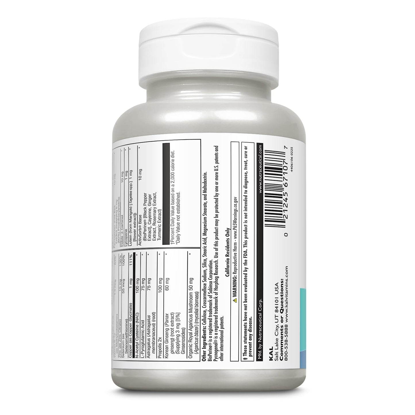 KAL Cell Defense Tablets, 60 Count | Immune Support & Antioxidant