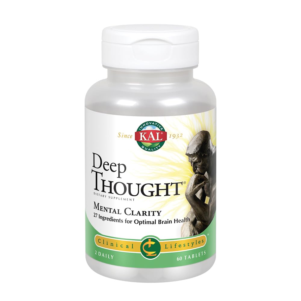 KAL Deep Thought Tablets, 60 Count | Brain Support Supplement
