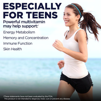 Kal Enhanced Energy for Teens Tablets, 60 Count - Daily Multivitamin