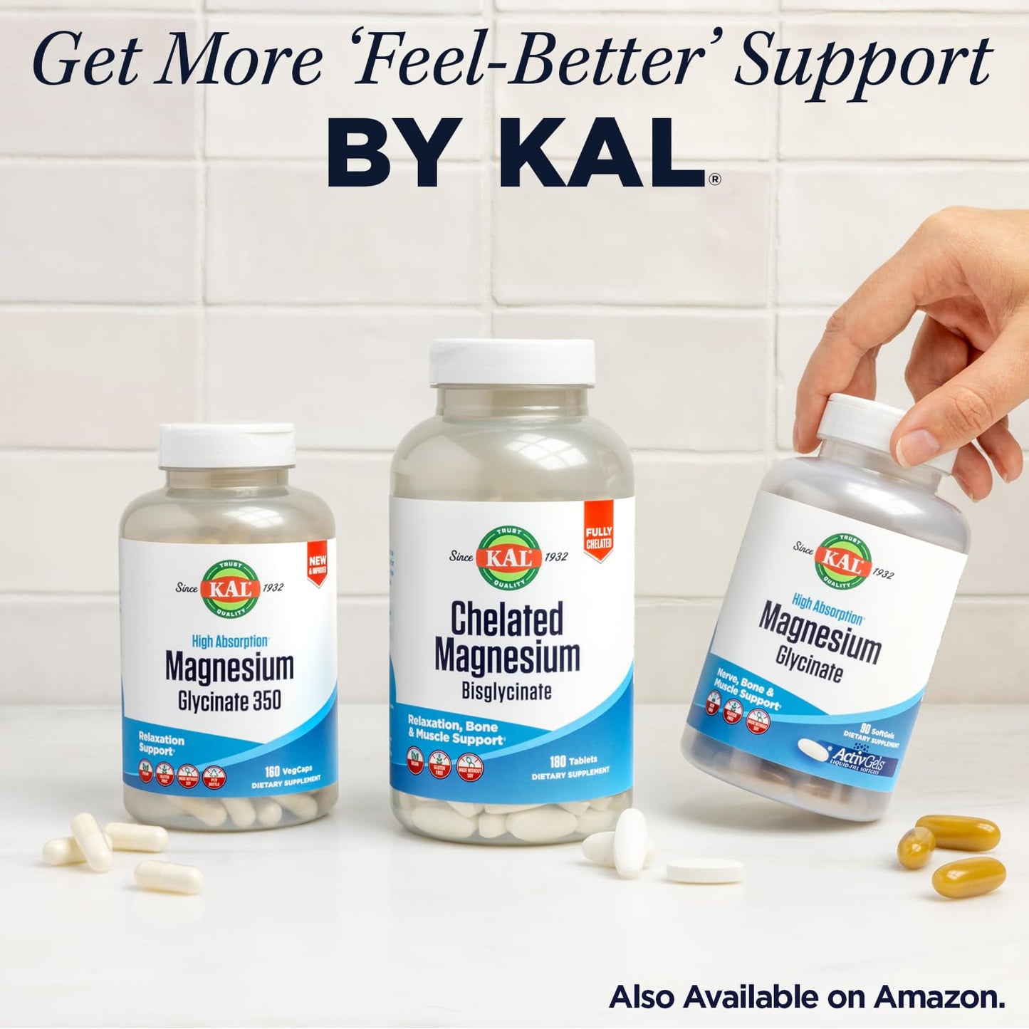 KAL Glucosamine Chondroitin MSM - Joint Support (1500/1200/1500 mg) - 60-Day Guarantee