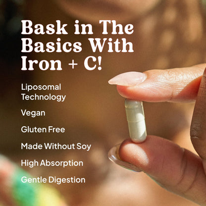 KAL Liposomal Iron with Vitamin C | High-Absorption Iron Supplement