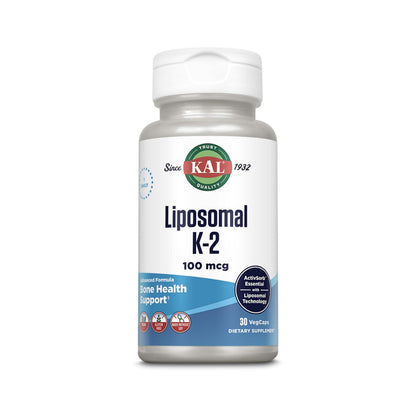 KAL Liposomal Vitamin K2 MK7 100 mcg – High Absorption, Vegan, Gluten Free, 30 Servings