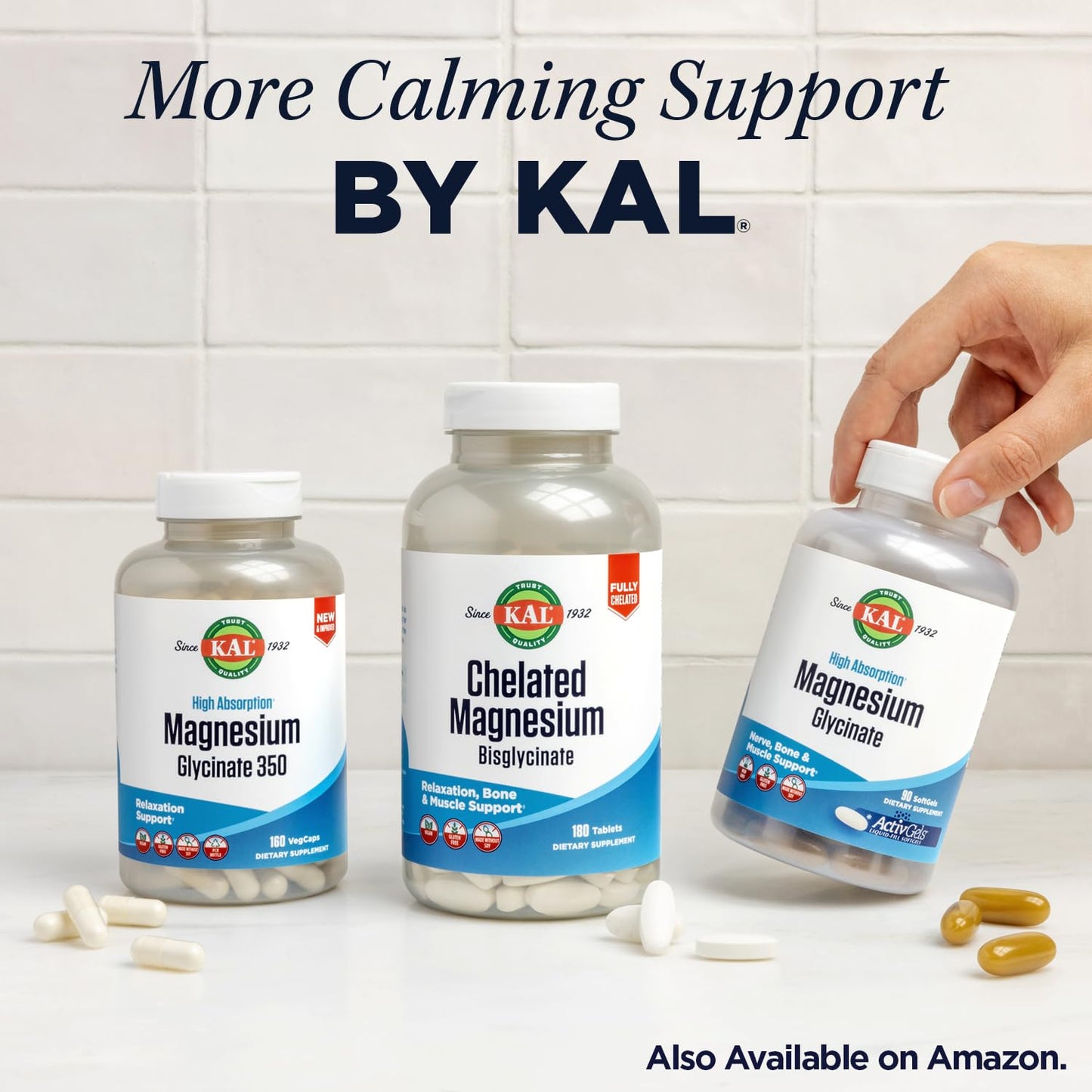 KAL Lithium Orotate 5 mg – Mood Support, 120 VegCaps, Organic Rice Bran Base