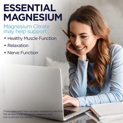 KAL Magnesium Citrate 400mg – Fast-Acting ActivTabs, Vegan & Gluten Free