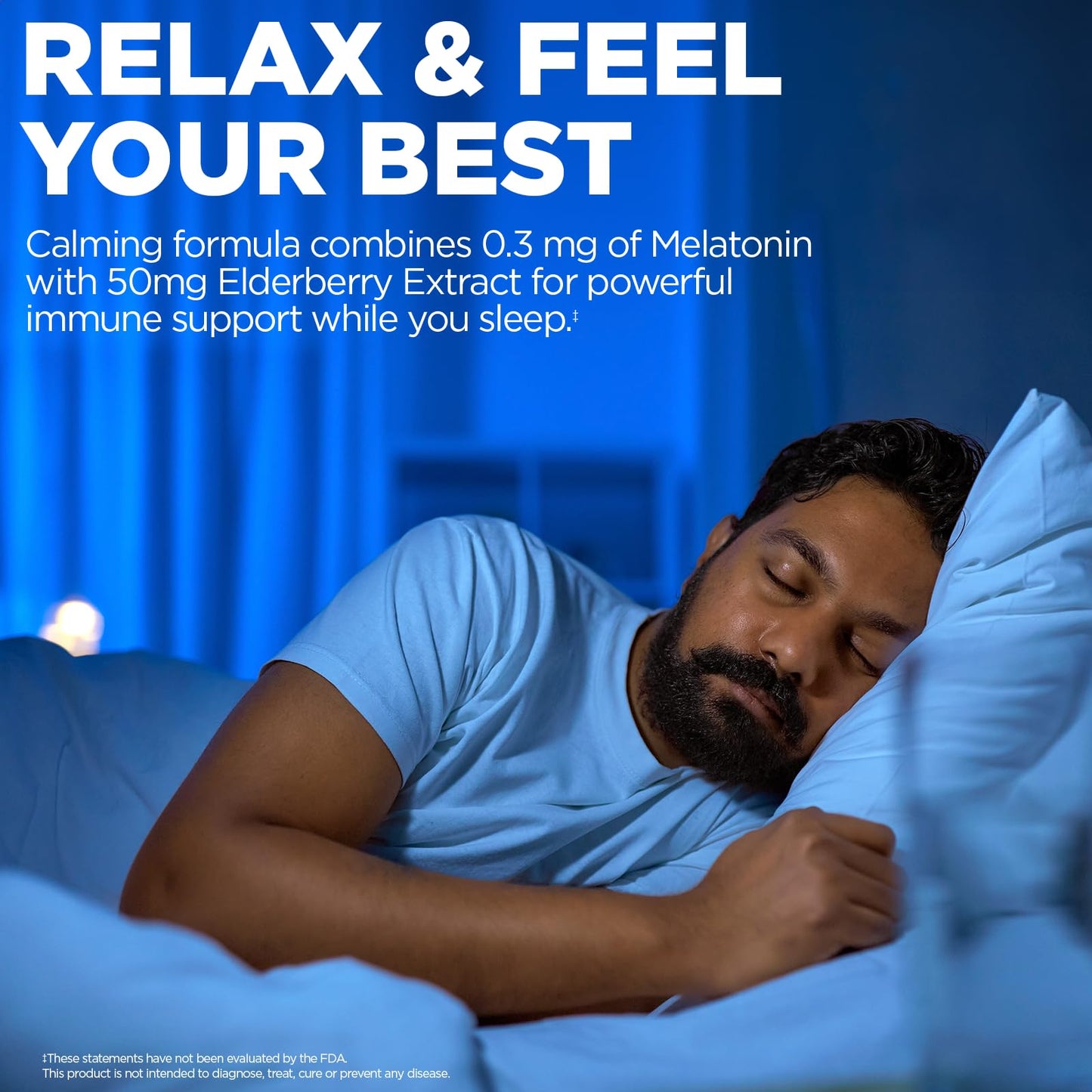KAL 0.3 mg Melatonin Cherry Elderberry DropIns – 2 Fluid Ounce