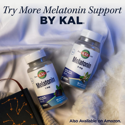 KAL 0.3 mg Melatonin Cherry Elderberry DropIns – 2 Fluid Ounce