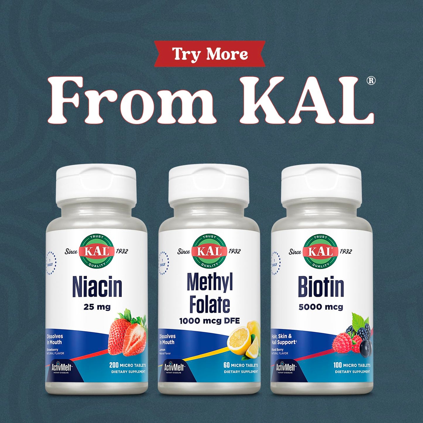 KAL Methyl Folate 1000 mcg (5-MTHF) – ActivMelt Lemon | Heart Health, Prenatal & Mood & Brain Support
